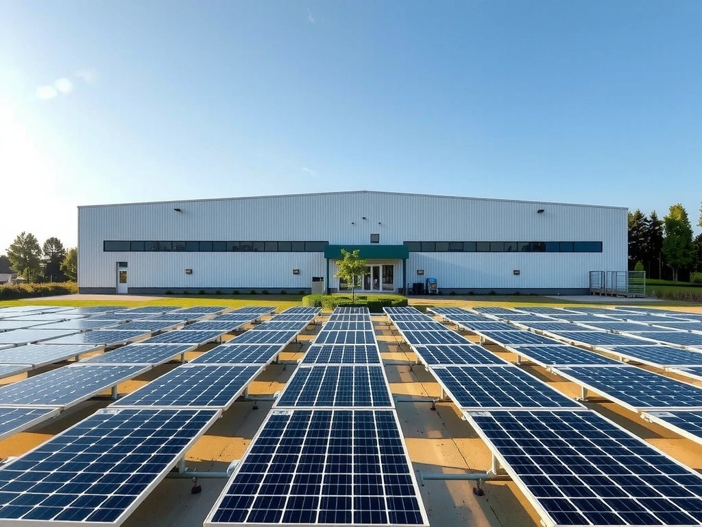 Instalacja przemysłowa fotowoltaiczna
